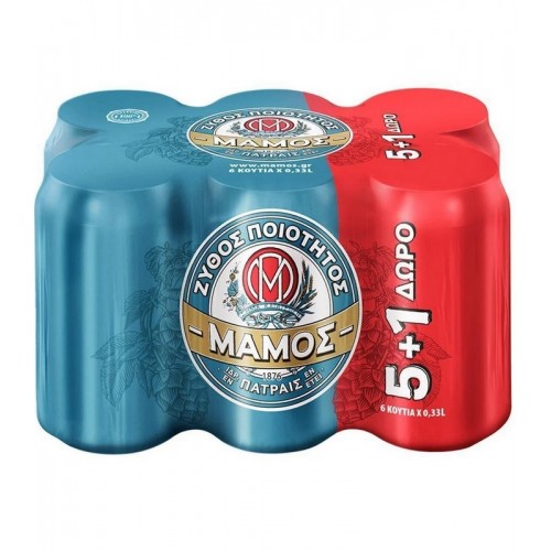 ΜΑΜΟΣ ΜΠΥΡΑ ΚΟΥΤΙ 330ml 5+1...
