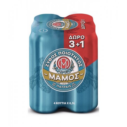 ΜΑΜΟΣ ΜΠΥΡΑ ΚΟΥΤΙ 500ml 3+1...