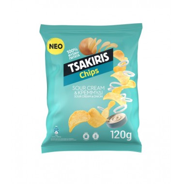 TSAKIRIS CHIPS SOUR CREAM...